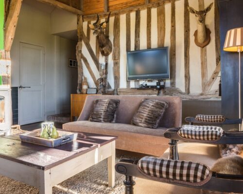 Living room, la Vie de Cocagne, Normandy cottage